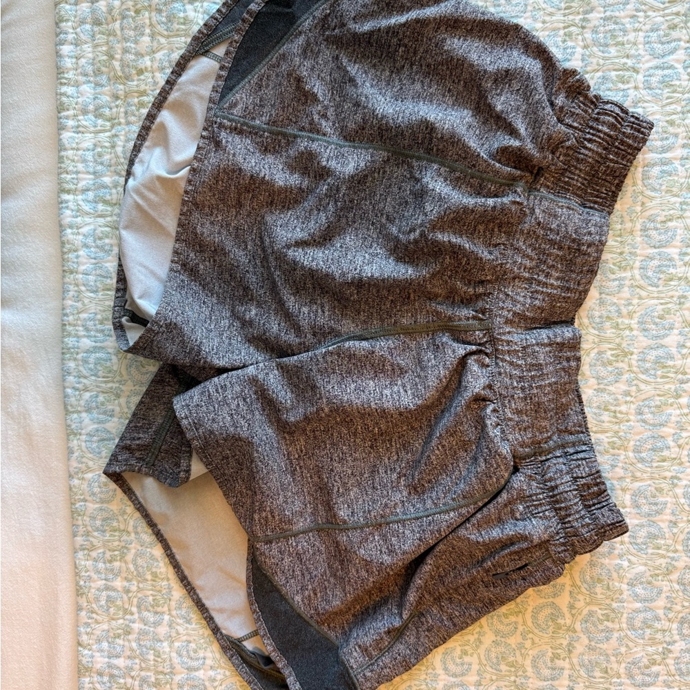 Gray lululemon shorts